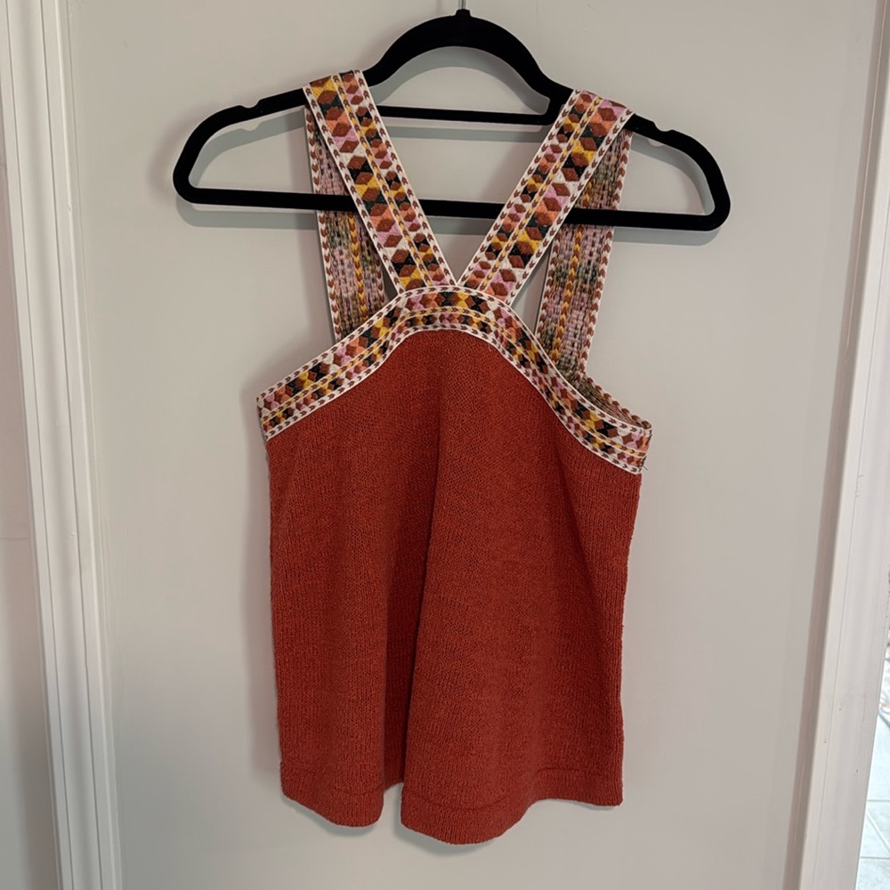 Madewell Tank with Embroidered Straps